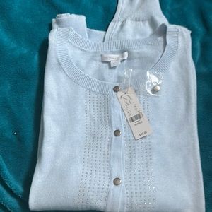 Blue cardigan long sleeve